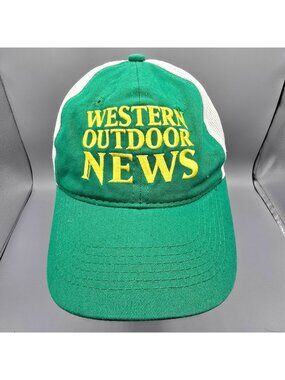 Western Outdoor News Green & White Outdoor Cap Platinum Series Baseball Dad Cap